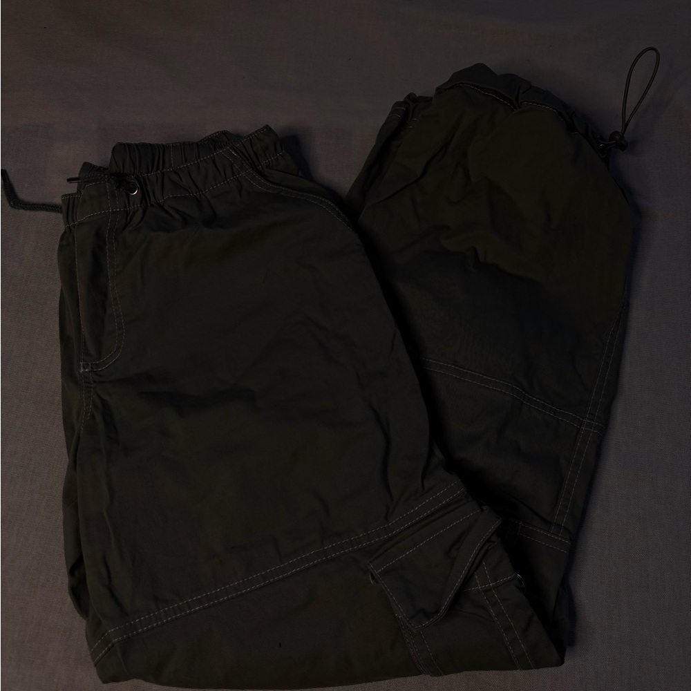 Rue21 Black Cargo Pants with Relaxed Fit